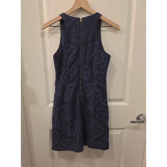 Lilly Pulitzer Blue Paisley lace dress - Picture 4 of 9